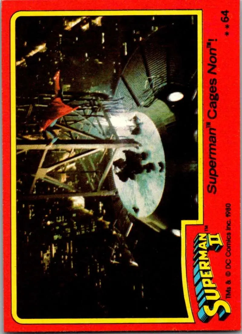 1980 Topps Superman II #64 Superman Cages Non! NM-MT ID:76396