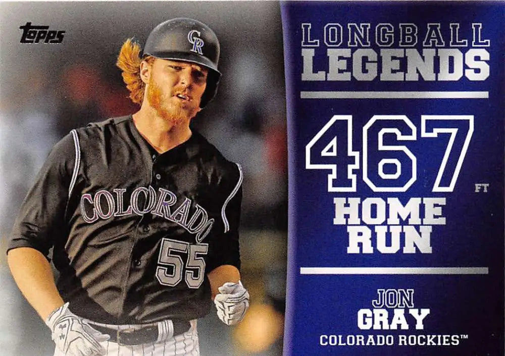 2018 Topps Longball Legends #LL-32 Jon Gray NM-MT Rockies