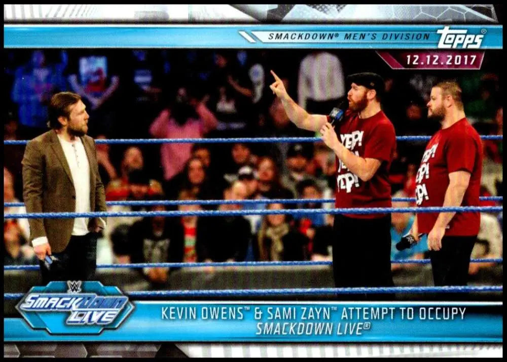 2019 Topps Road to WrestleMania #75 Kevin Owens/Sami Zayn Attempt to Oc ID:19956