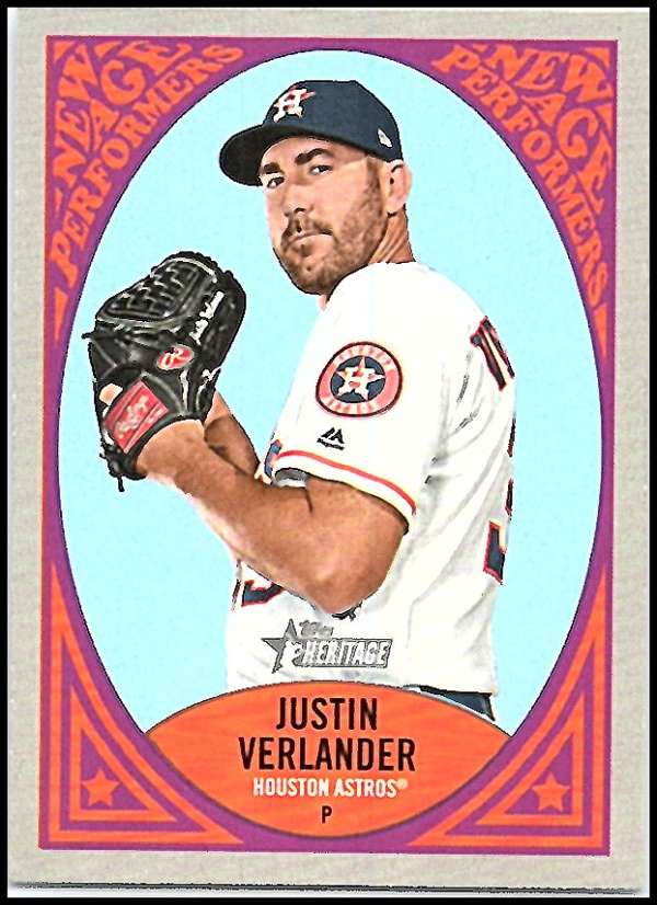 2019 Topps Heritage New Age Performers #NAP-12 Justin Verlander NM-MT A ID:22935