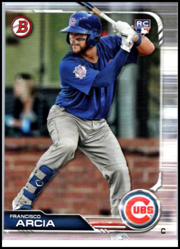 2019 Bowman #31 Francisco Arcia NM-MT RC Rookie Cubs ID:52045