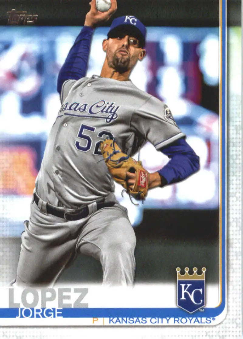 2019 Topps #651 Jorge Lopez NM Near Mint Royals ID:24808