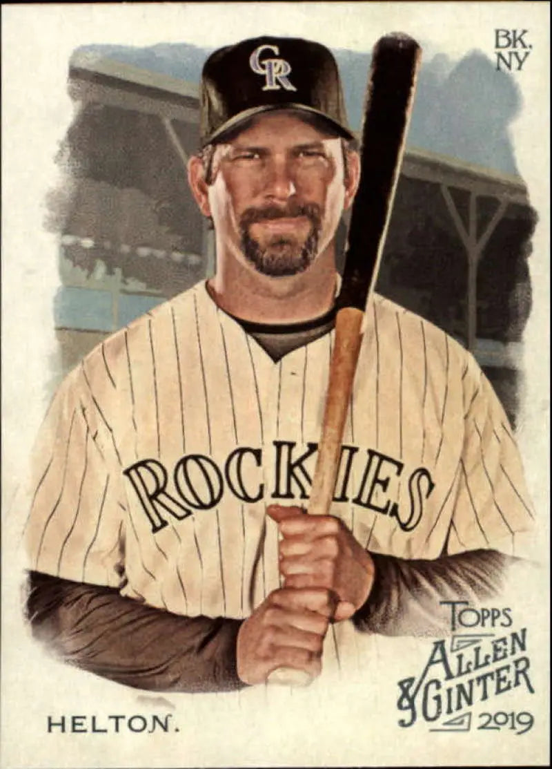 2019 Allen and Ginter #105 Todd Helton NM-MT Rockies