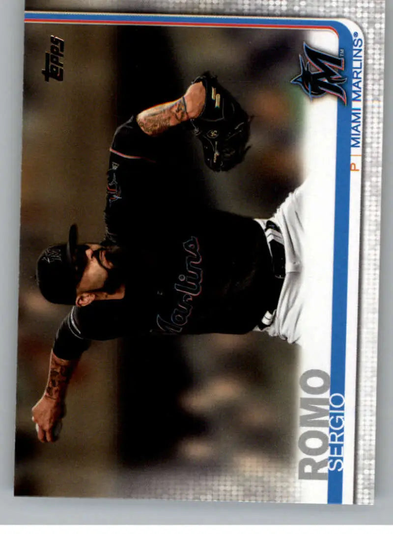 2019 Topps Update #US164 Sergio Romo NM-MT Marlins ID:22622