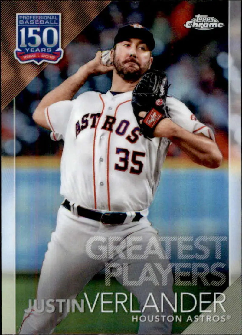 2019 Topps Chrome Update 150 Years of Professional Baseball #150C-6 Jus ID:24448