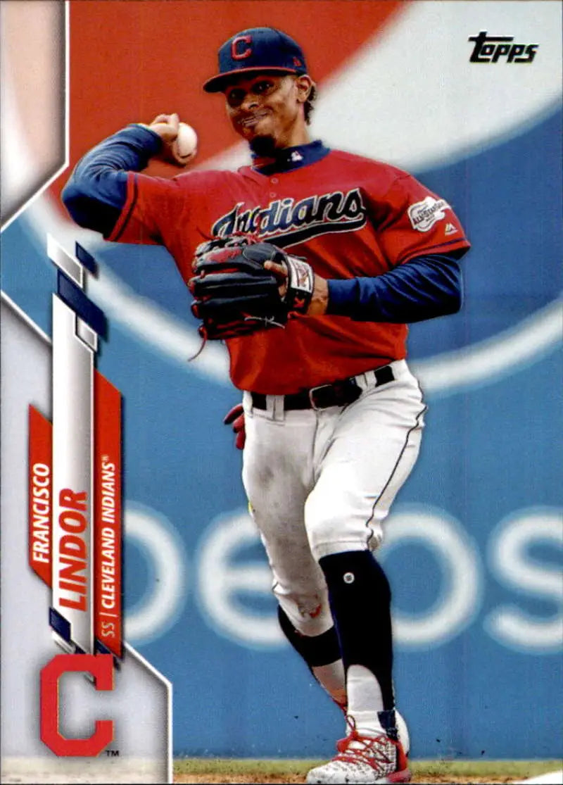 2020 Topps #201 Francisco Lindor NM-MT Indians ID:25597