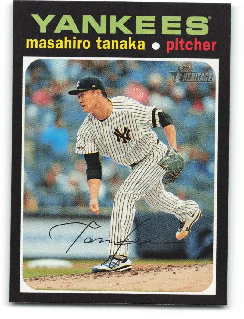 2020 Topps Heritage #303 Masahiro Tanaka NM-MT Yankees ID:26083
