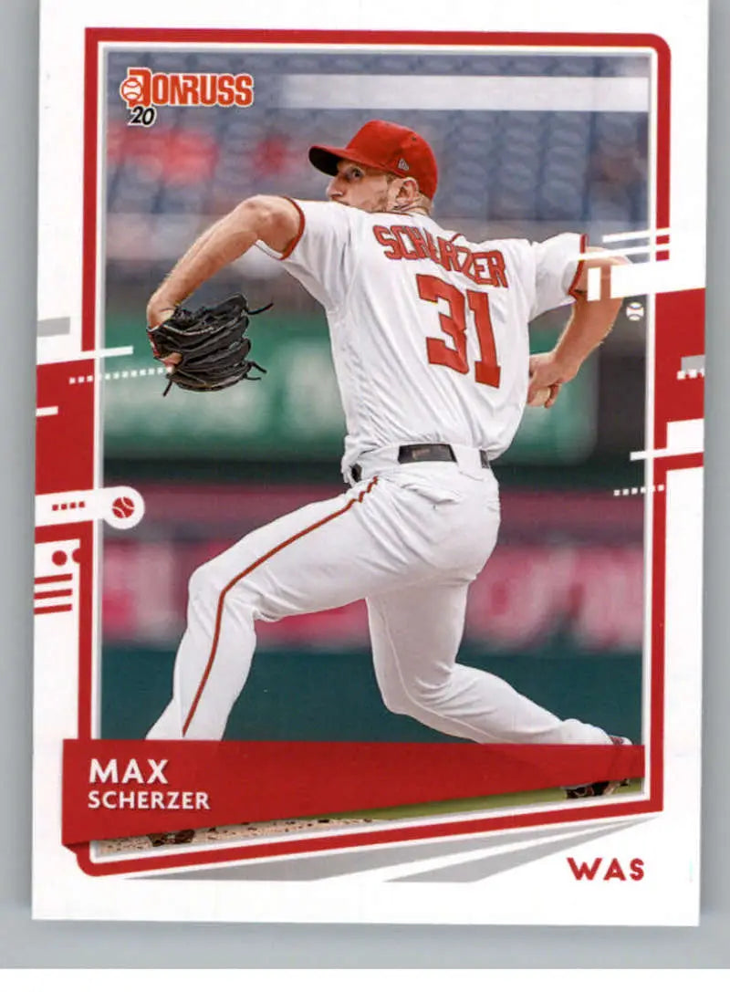 2020 Donruss #123 Max Scherzer NM-MT Nationals
