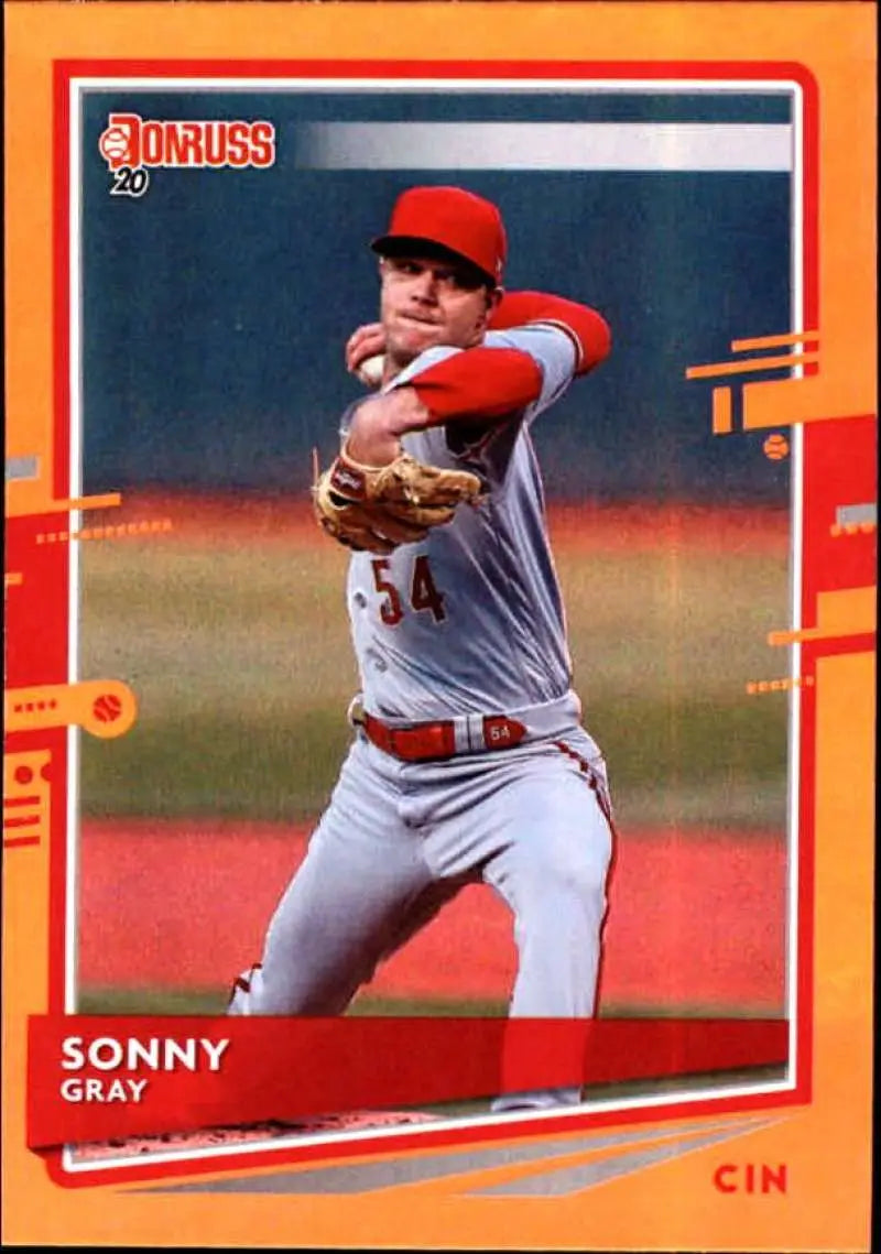 2020 Donruss Holo Orange #201 Sonny Gray NM-MT Reds ID:28291