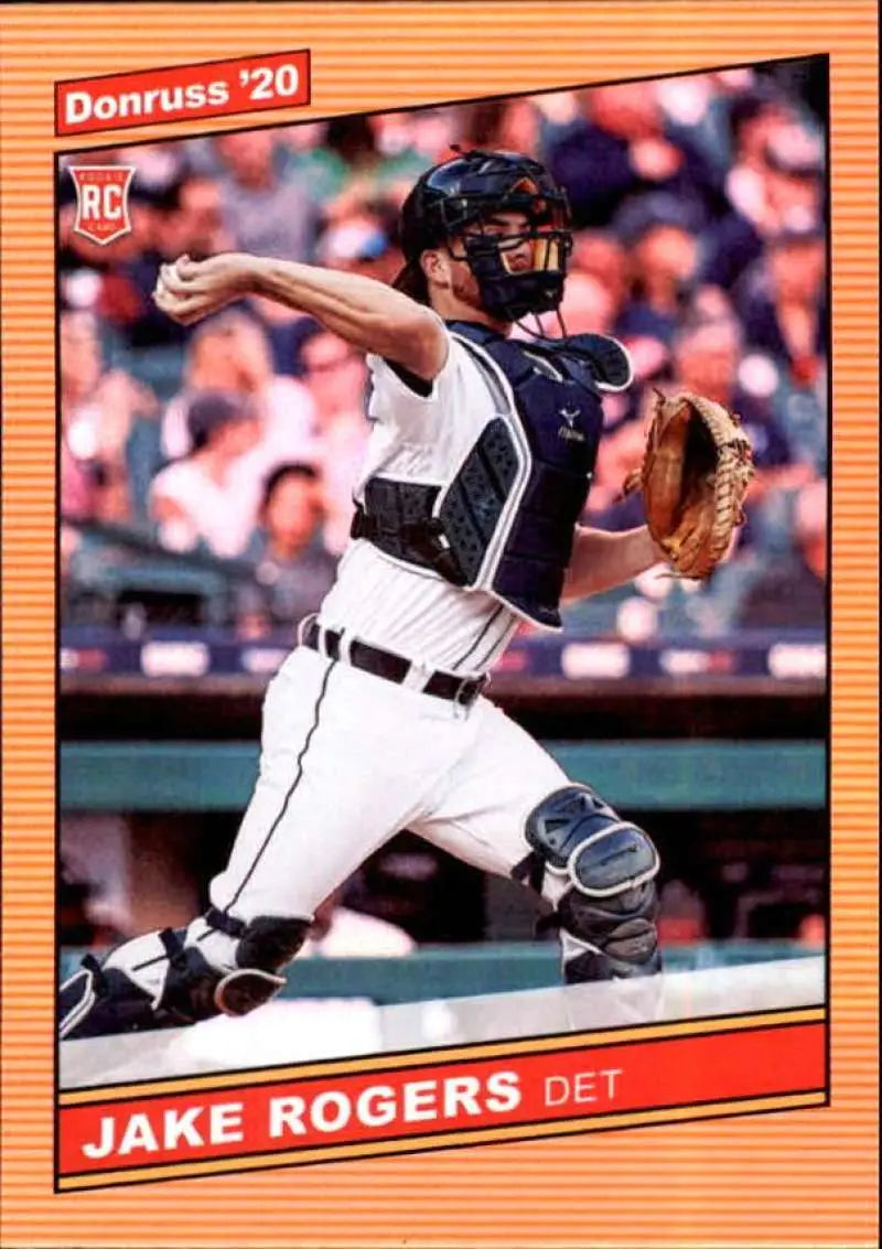 2020 Donruss Holo Orange #260 Jake Rogers NM-MT Tigers