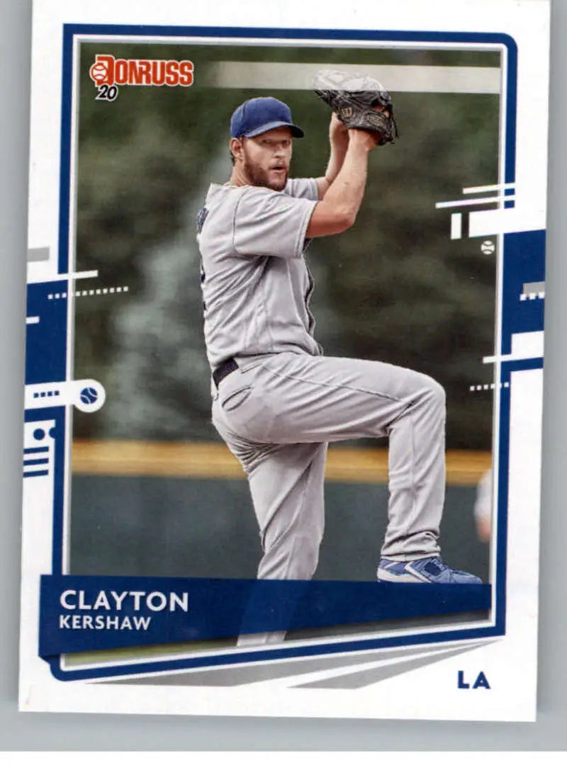 2020 Donruss Variations #118 Clayton Kershaw NM-MT Dodgers ID:27021