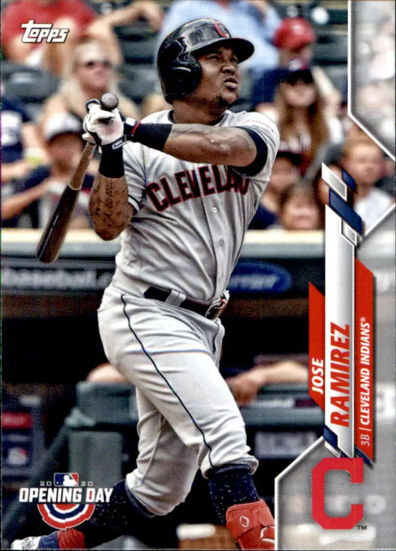 2020 Topps Opening Day #47 Jose Ramirez NM-MT Indians