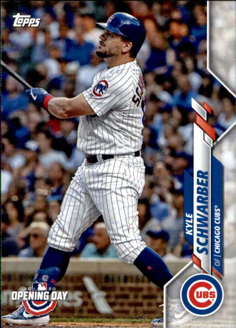 2020 Topps Opening Day #143 Kyle Schwarber NM-MT Cubs