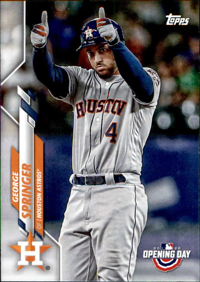 2020 Topps Opening Day #146 George Springer NM-MT Astros ID:26802