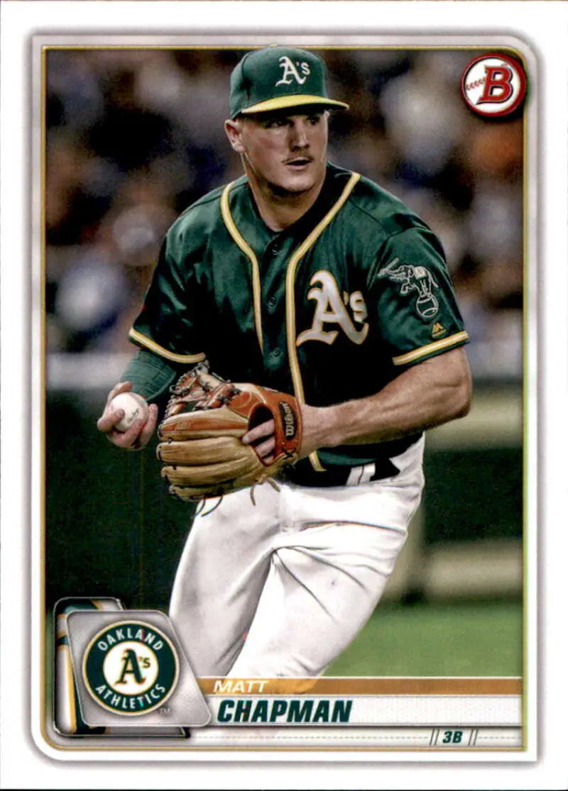 2020 Bowman #73 Matt Chapman NM-MT Athletics