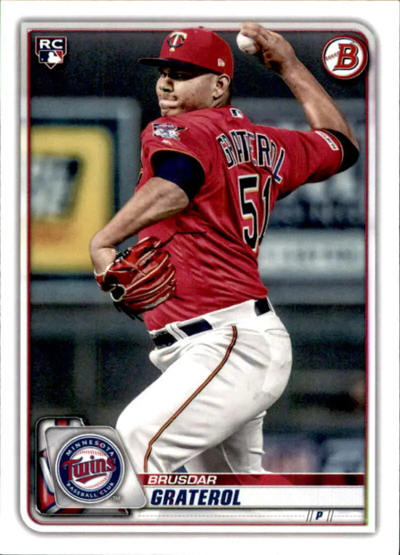 2020 Bowman #89 Brusdar Graterol NM-MT RC Rookie Twins ID:27611
