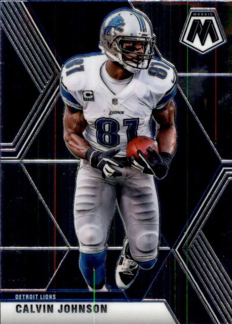 2020 Panini Mosaic #75 Calvin Johnson NM-MT Lions ID:59008