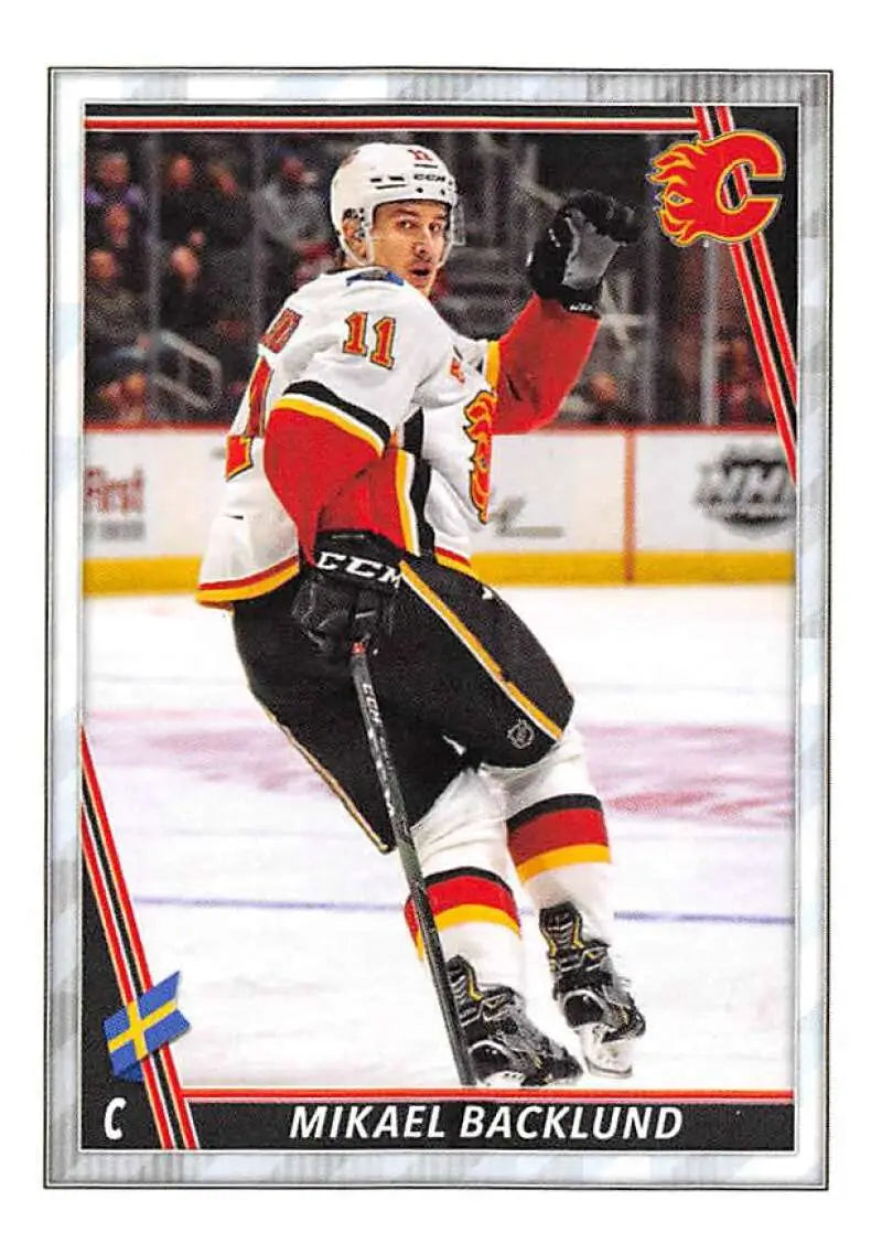 2020-21 Topps NHL Stickers #80 Mikael Backlund NM-MT Flames ID:82312