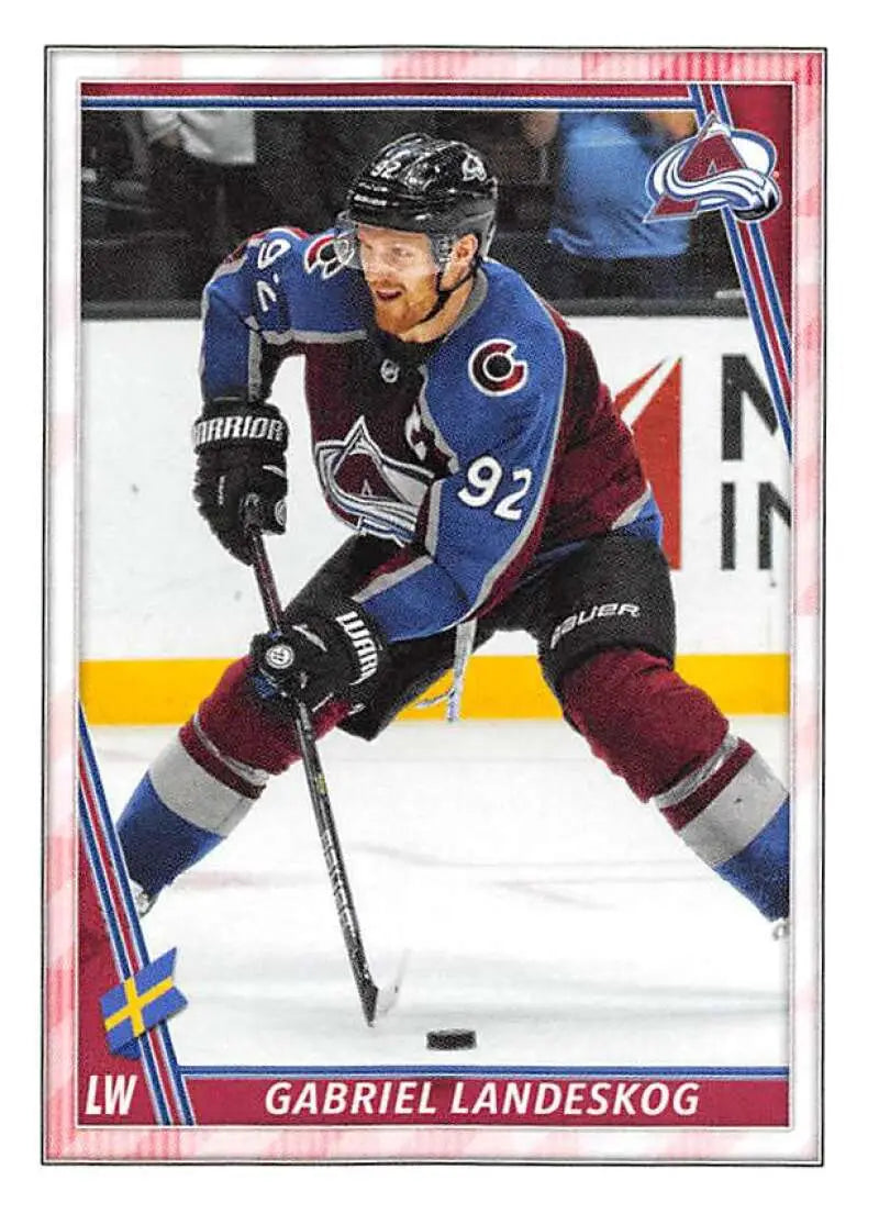 2020-21 Topps NHL Stickers #129 Gabriel Landeskog NM-MT Avalanche ID:82313