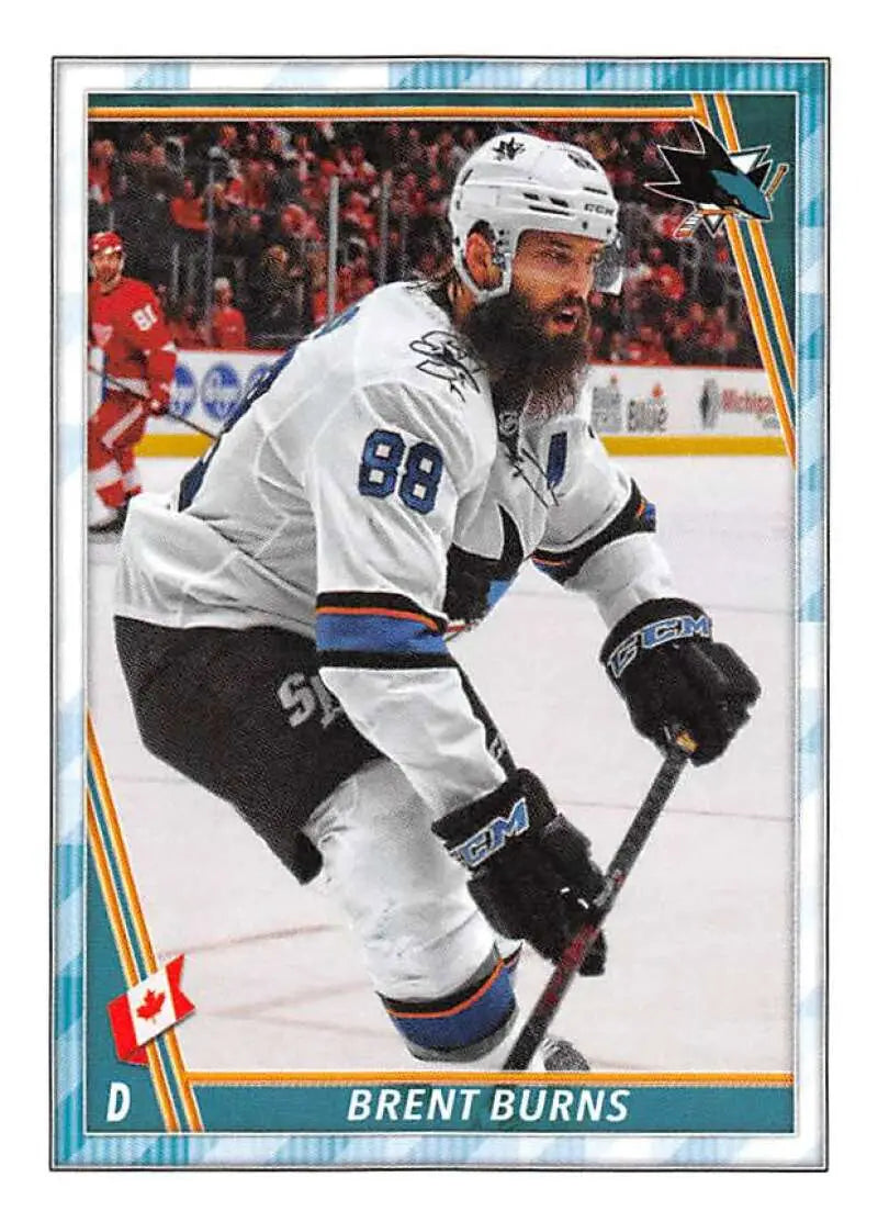 2020-21 Topps NHL Stickers #397 Brent Burns NM-MT Sharks ID:82321