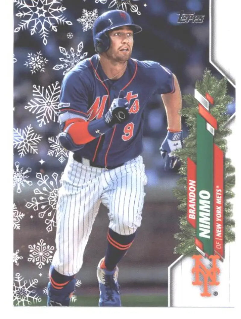 2020 Topps Holiday #HW185 Brandon Nimmo NM-MT Mets ID:47818
