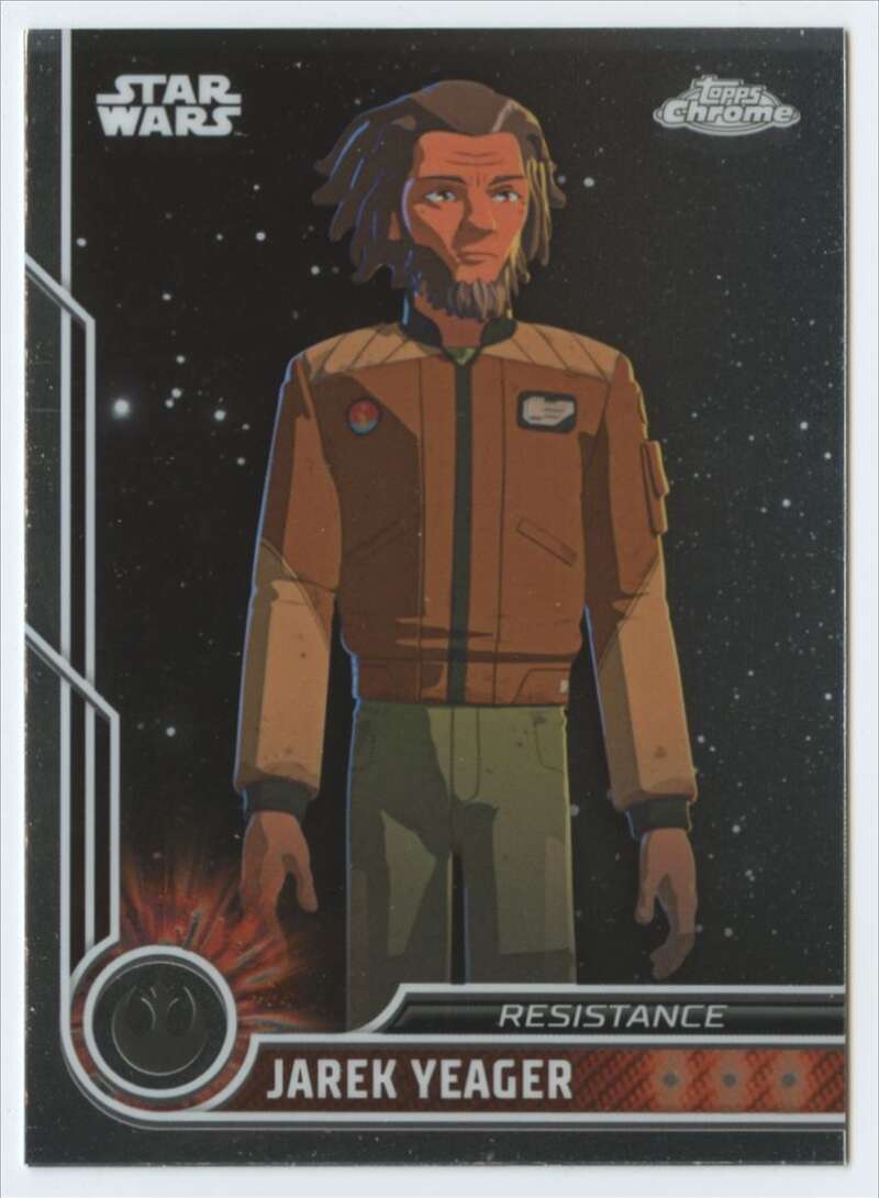 2023 Topps Chrome Star Wars #39 Scott Lawrence as Jarek Yeager NM-MT NonSport Card Image 1