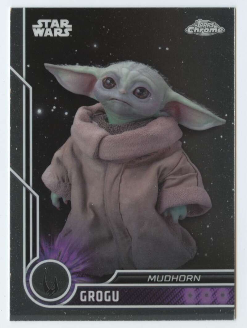 2023 Topps Chrome Star Wars #98 David Acord as Grogu NM-MT NonSport Card Image 1