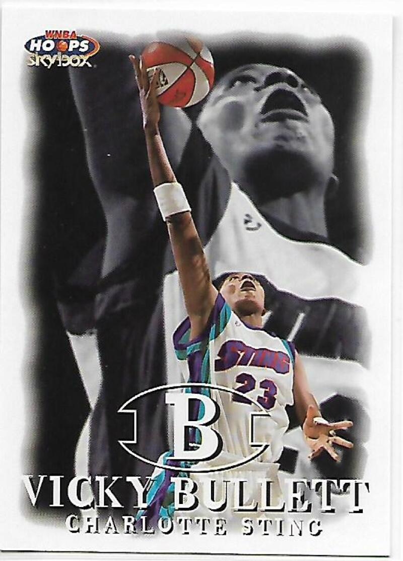 1999-00 Hoops WNBA #21 Vicky Bullett NM-MT Charlotte Sting Basketball Card  Image 1