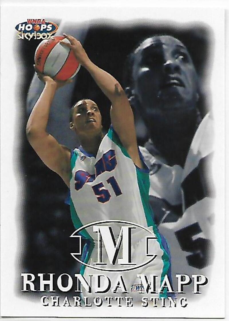 1999-00 Hoops WNBA #28 Rhonda Mapp NM-MT Charlotte Sting Basketball Card  Image 1