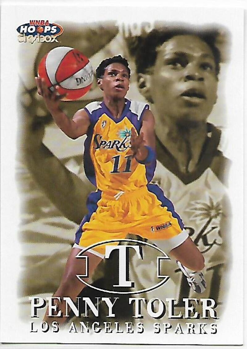 1999-00 Hoops WNBA #30 Penny Toler NM-MT Los Angeles Sparks Basketball Card  Image 1