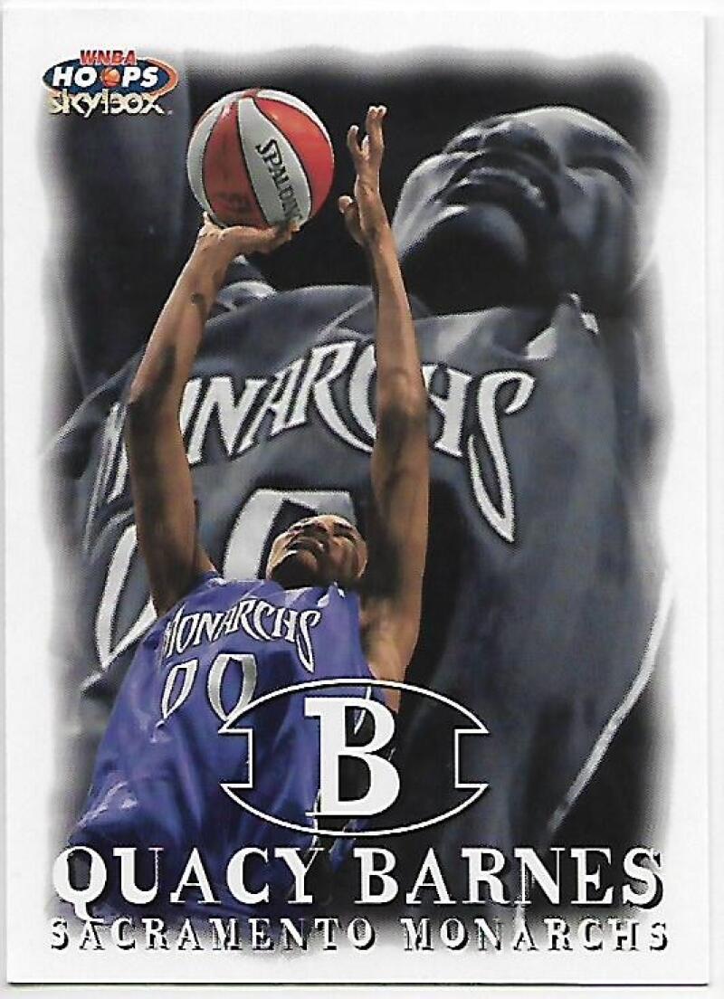 1999-00 Hoops WNBA #35 Quacy Barnes NM-MT Sacramento Monarchs Basketball Card  Image 1