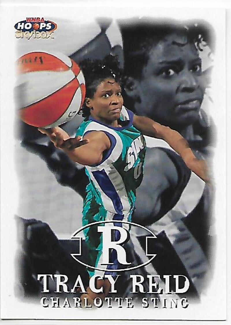1999-00 Hoops WNBA #36 Tracy Reid NM-MT RC Rookie Charlotte Sting Basketball Card  Image 1