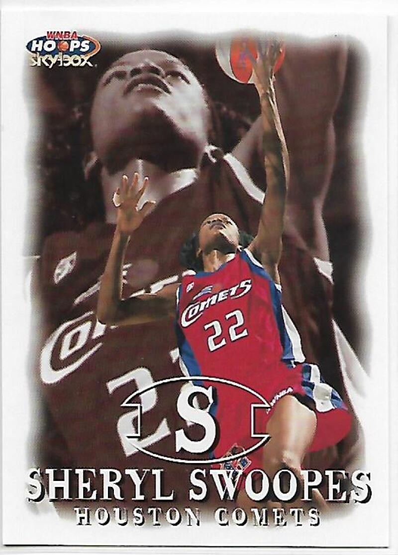 1999-00 Hoops WNBA #40 Sheryl Swoopes NM-MT Houston Comets Basketball Card  Image 1