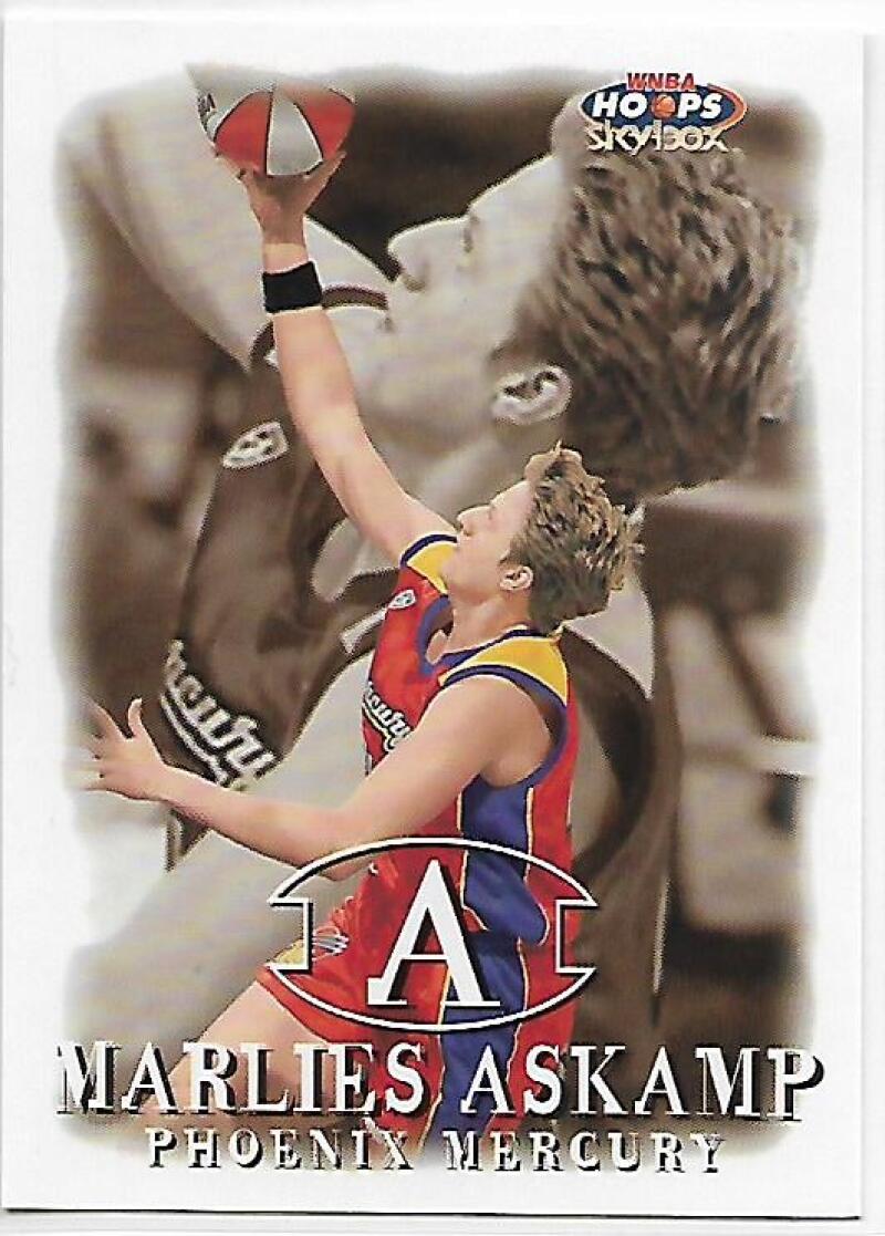1999-00 Hoops WNBA #43 Marlies Askamp NM-MT RC Rookie Phoenix Mercury Basketball Card  Image 1