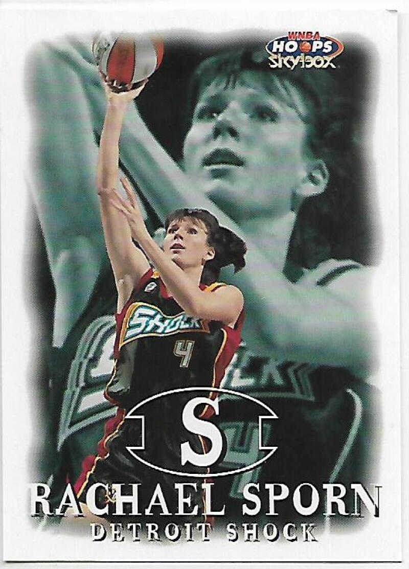 1999-00 Hoops WNBA #44 Rachael Sporn NM-MT RC Rookie Detroit Shock Basketball Card  Image 1