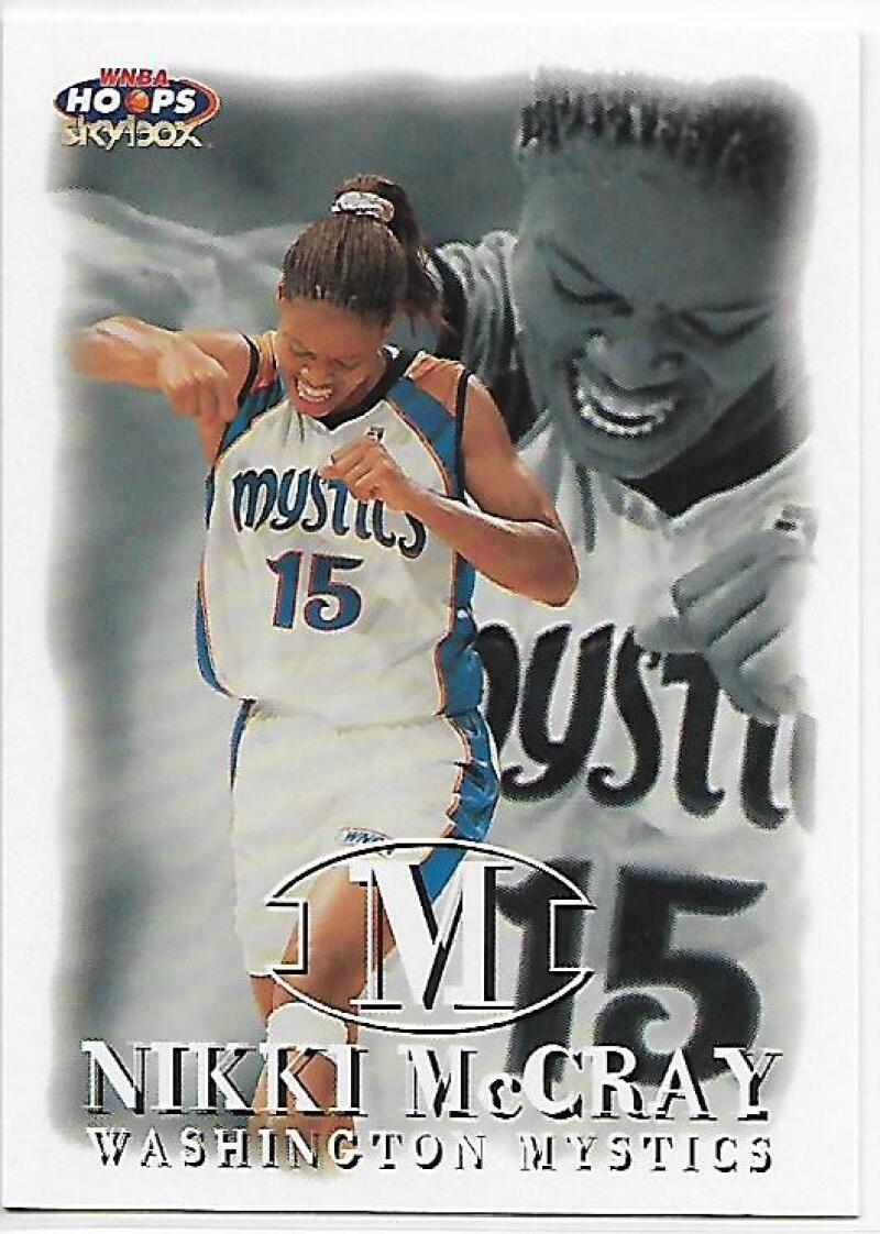 1999-00 Hoops WNBA #45 Nikki McCray NM-MT Washington Mystics Basketball Card  Image 1