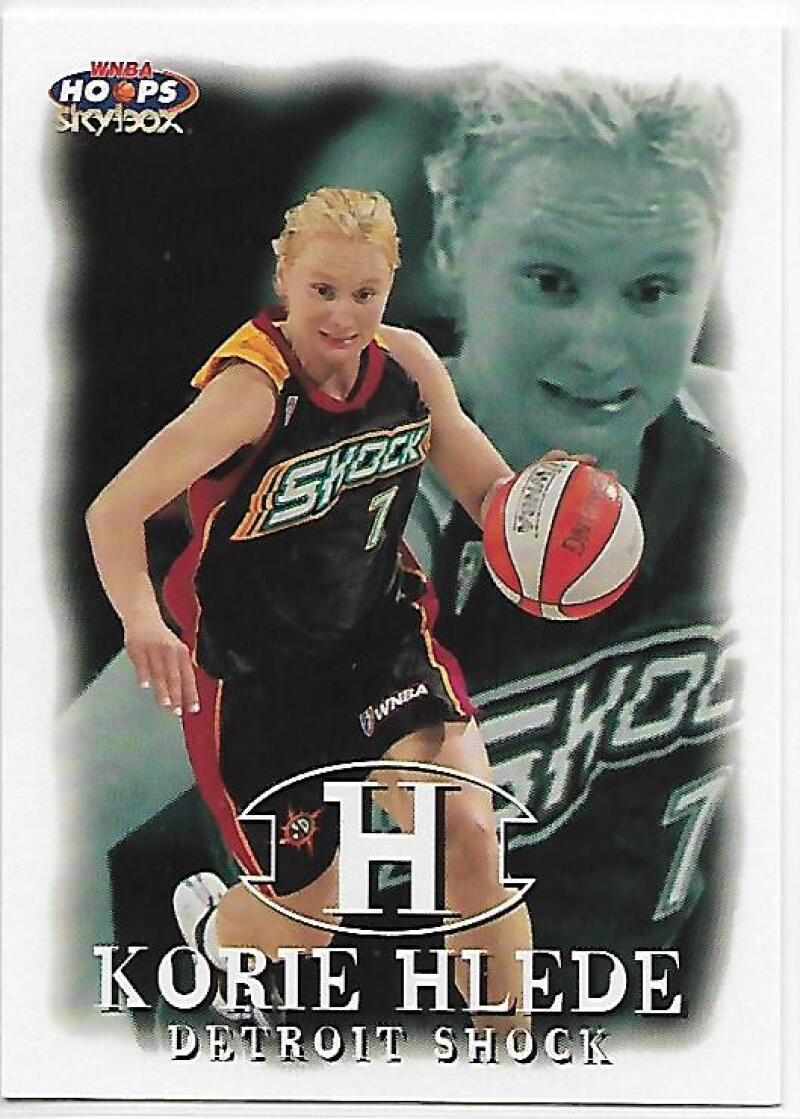 1999-00 Hoops WNBA #52 Korie Hlede NM-MT RC Rookie Detroit Shock Basketball Card  Image 1