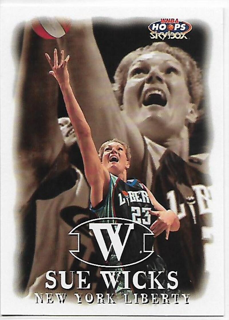 1999-00 Hoops WNBA #54 Sue Wicks NM-MT New York Liberty Basketball Card  Image 1