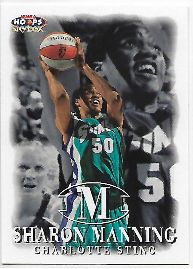 1999-00 Hoops WNBA #56 Sharon Manning NM-MT Charlotte Sting Basketball Card  Image 1