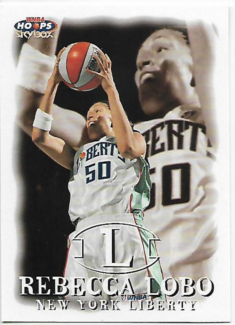 1999-00 Hoops WNBA #68 Rebecca Lobo NM-MT New York Liberty Basketball Card  Image 1