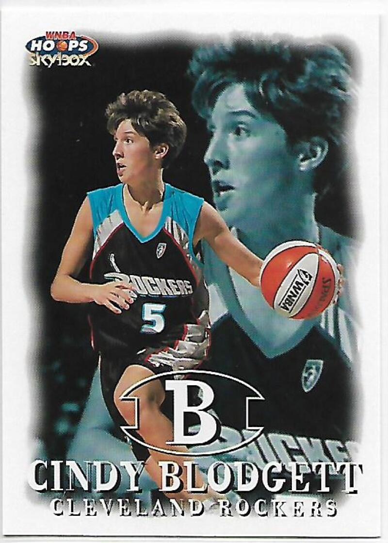 1999-00 Hoops WNBA #69 Cindy Blodgett NM-MT RC Rookie Cleveland Rockers Basketball Card  Image 1