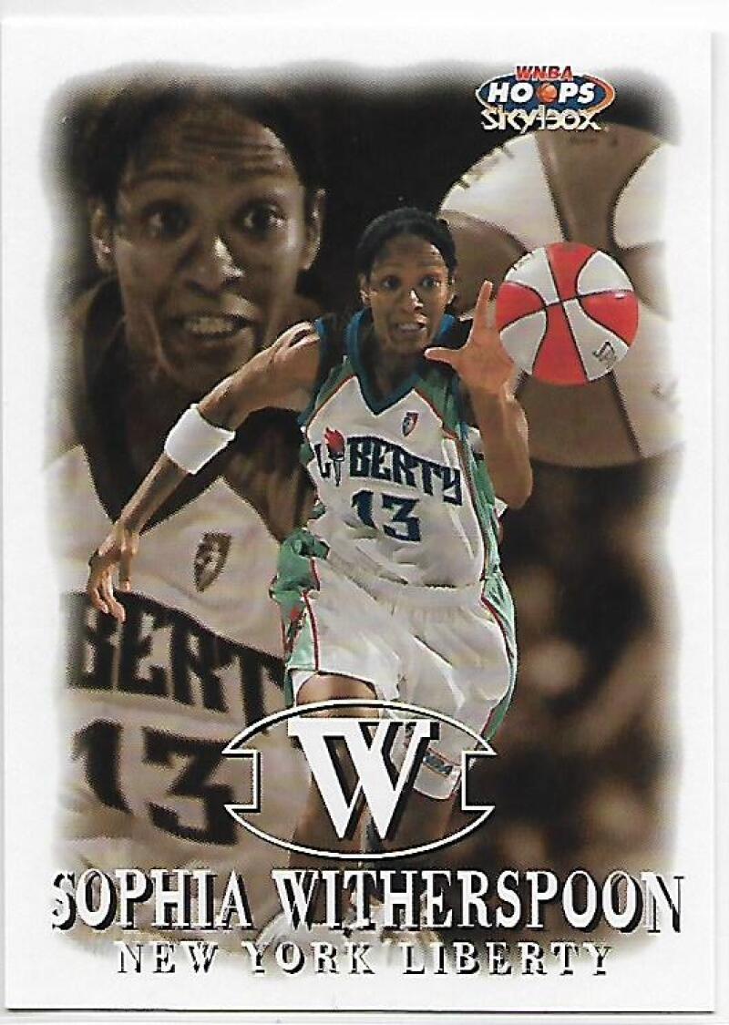 1999-00 Hoops WNBA #72 Sophia Witherspoon NM-MT New York Liberty Basketball Card  Image 1