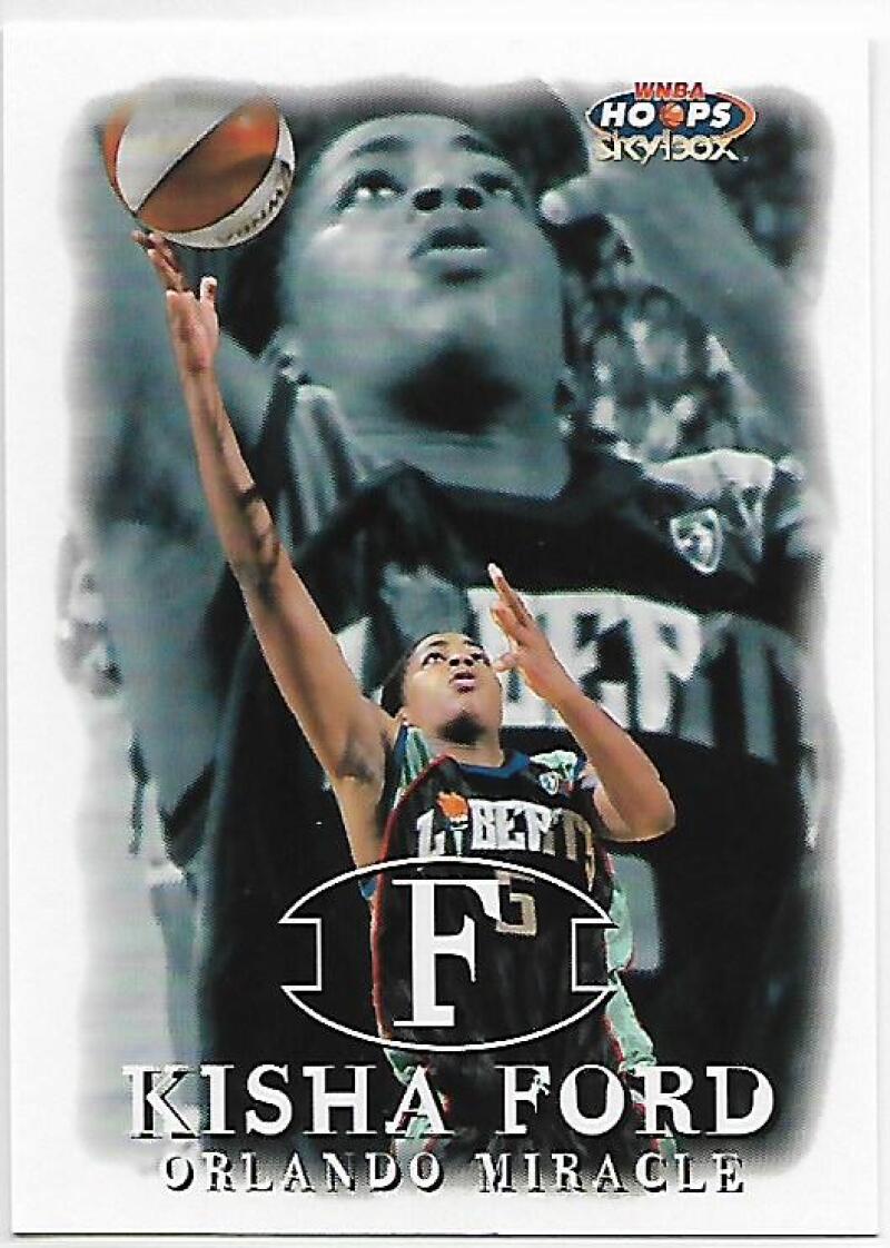 1999-00 Hoops WNBA #80 Kisha Ford NM-MT Orlando Miracle Basketball Card  Image 1