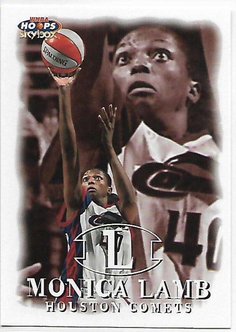 1999-00 Hoops WNBA #81 Monica Lamb NM-MT RC Rookie Houston Comets Basketball Card  Image 1