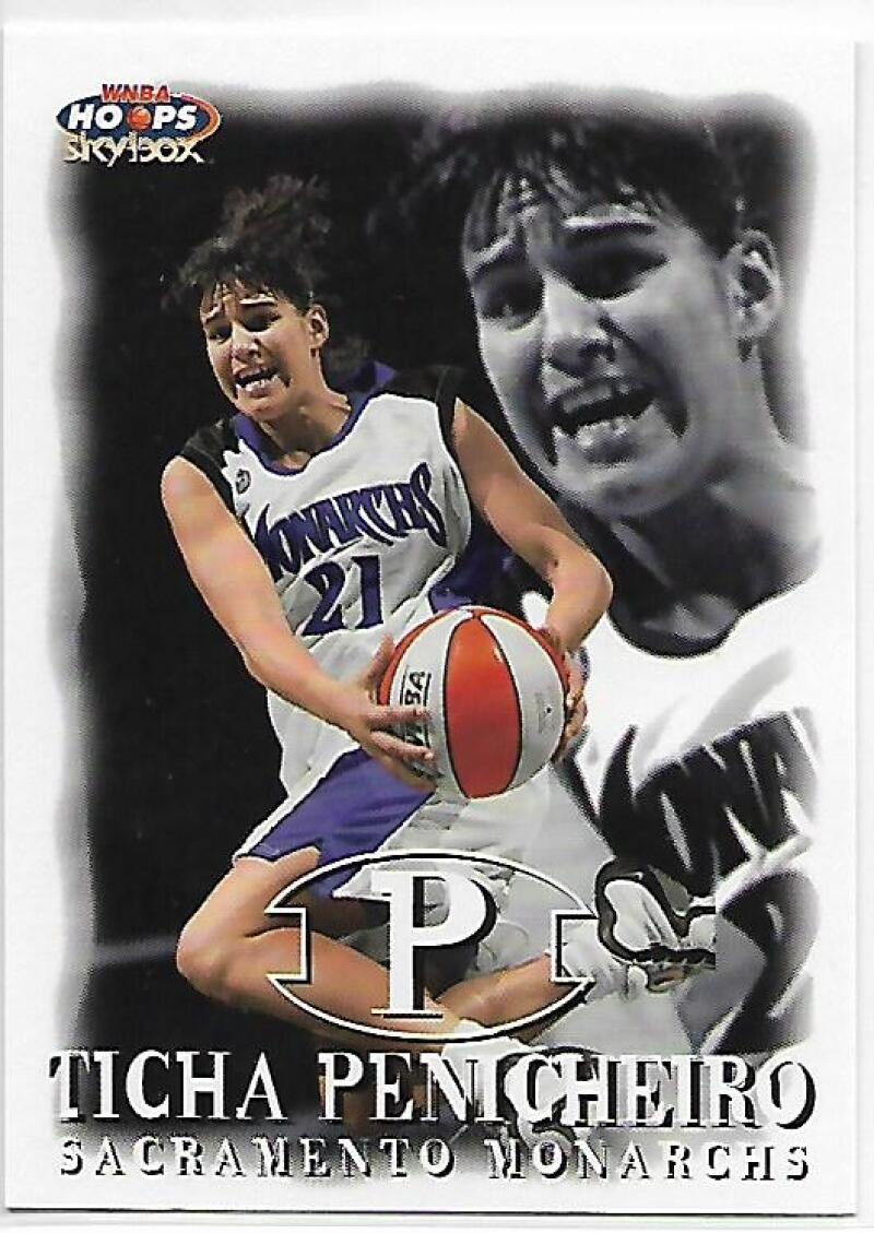 1999-00 Hoops WNBA #89 Ticha Penicheiro NM-MT RC Rookie Sacramento Monarchs Basketball Card  Image 1