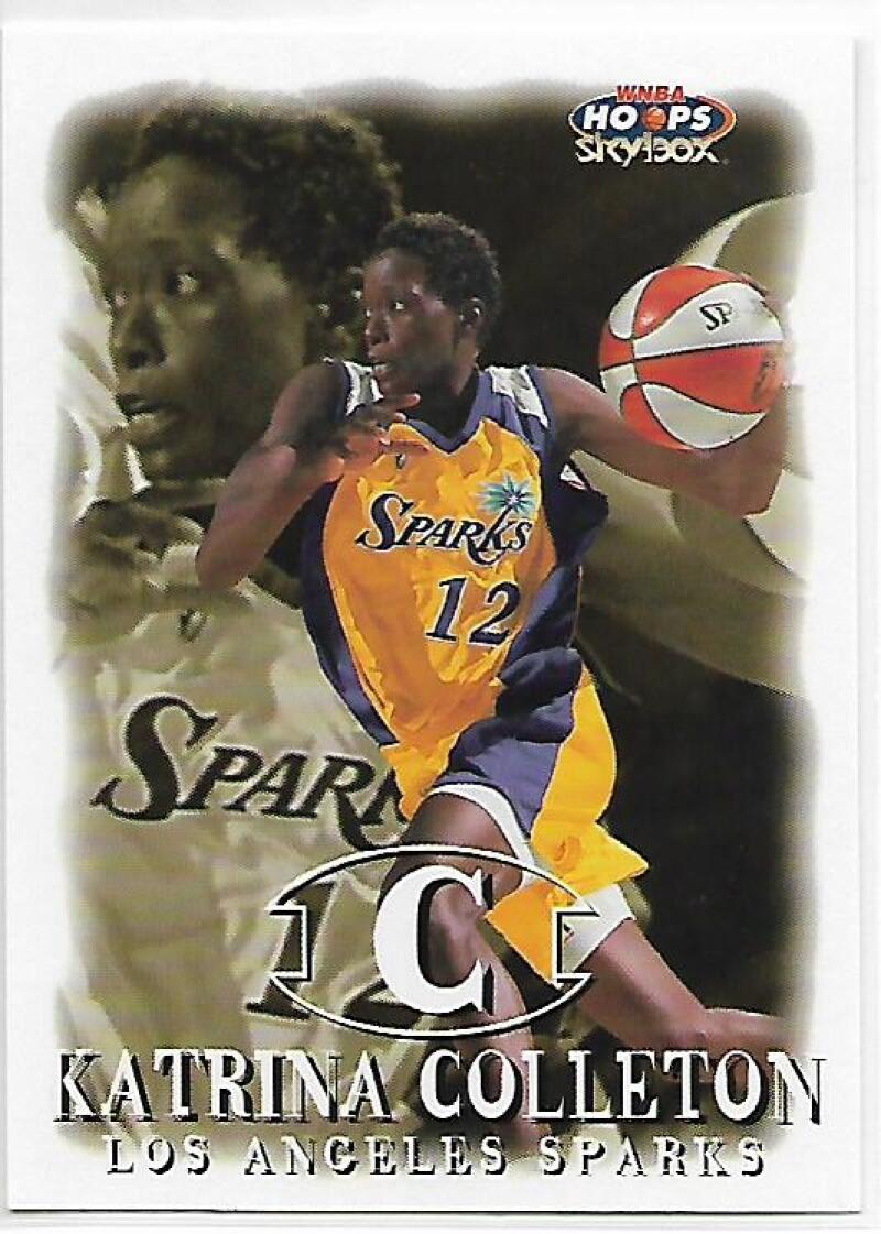 1999-00 Hoops WNBA #93 Katrina Colleton NM-MT RC Rookie Los Angeles Sparks Basketball Card  Image 1