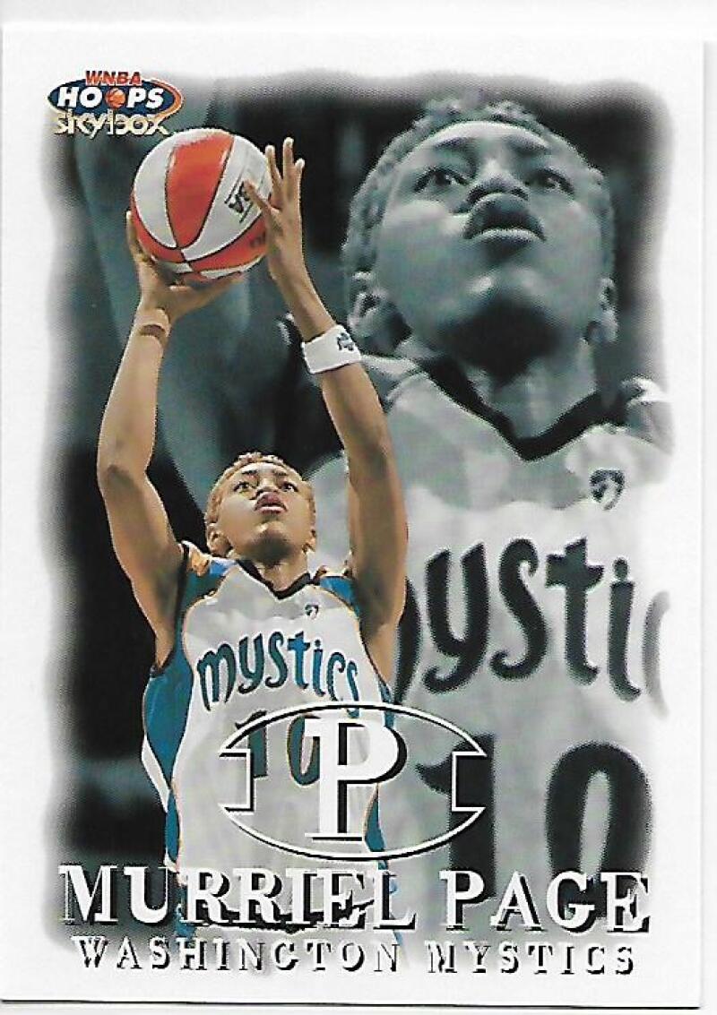 1999-00 Hoops WNBA #96 Murriel Page NM-MT Washington Mystics Basketball Card  Image 1
