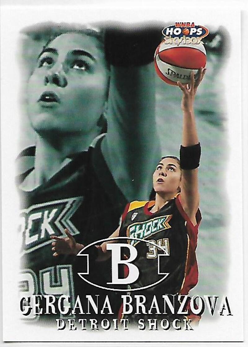1999-00 Hoops WNBA #99 Gergana Branzova NM-MT RC Rookie Detroit Shock Basketball Card  Image 1