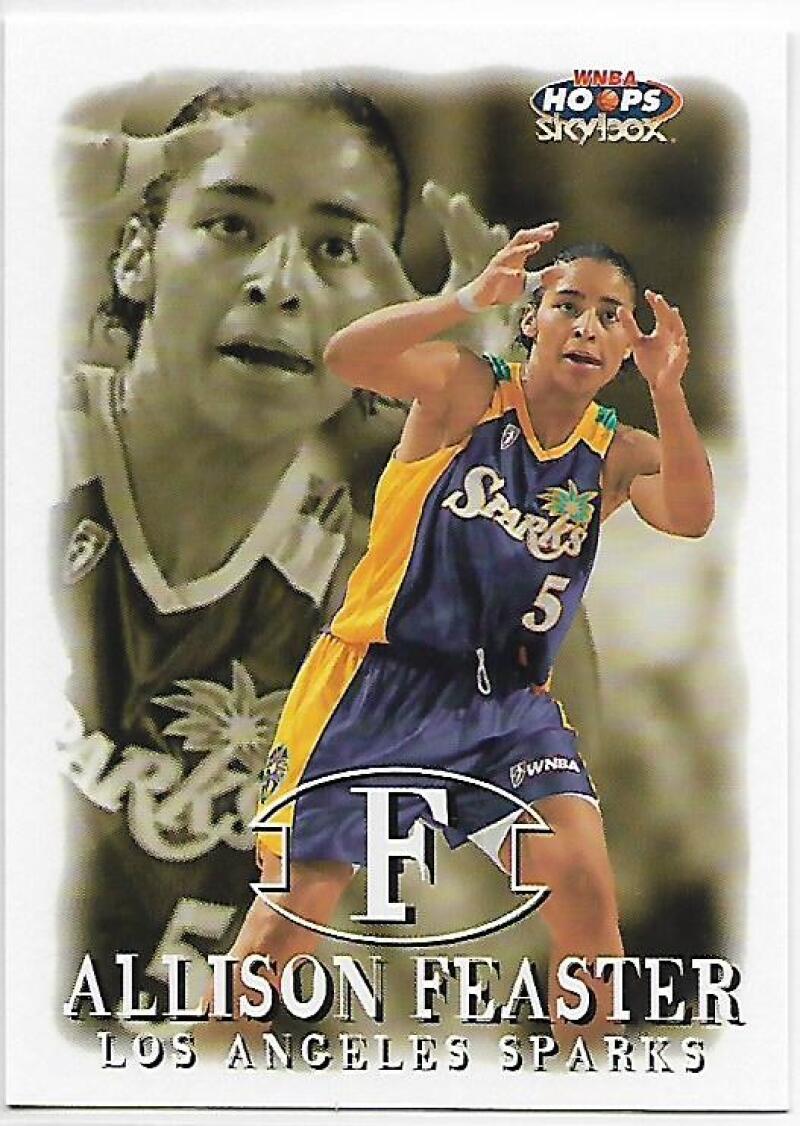 1999-00 Hoops WNBA #100 Allison Feaster NM-MT Los Angeles Sparks Basketball Card  Image 1