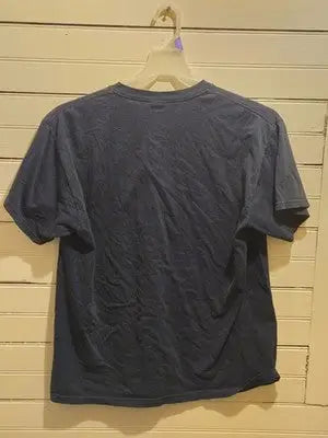 Fruit of the Loom Shirt Mens L St Augustine Florida Palm Trees Navy Tourist Tee - Apparel